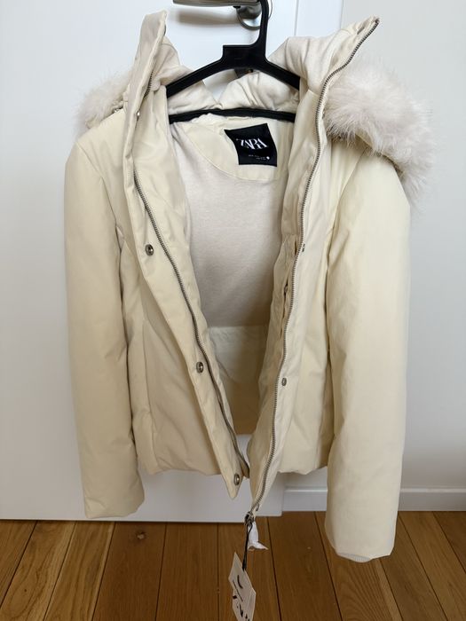 Чисто ново яке ZARA -XS, 80% пух, 20% пера