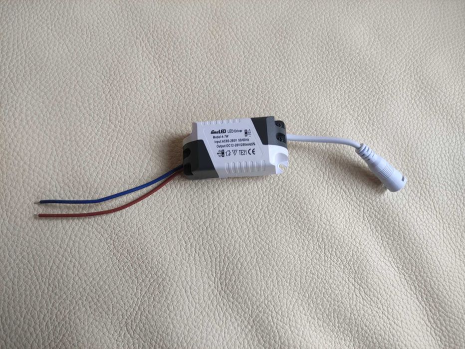 Драйвер за LED осветителни тела с мощност от 4 до 7W