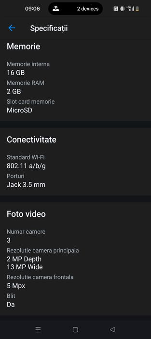 Vand Telefon mobil Samsung Galaxy A01, Dual Sim, 16G, 2GB RAM, albastru