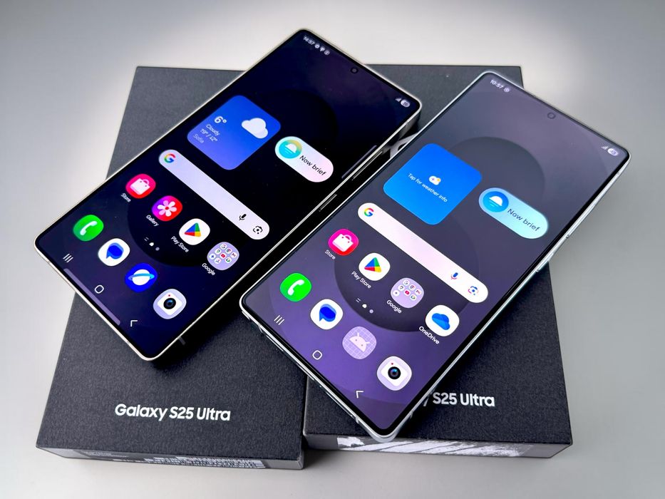 Samsung S25 Ultra 512GB 12RAM Whitesilver / Black 100% Батерия! Перфектни! Гаранция!