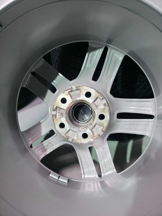 4 Roti Jante + Anvelope IARNA - 5x112 17'' - OEM AUDI A4 B8 B9 / Audi A5 - Anvelope Bridgestone AO - 225/50/17 - Stare F BUNA - DOT 2021 - SUPER PRET