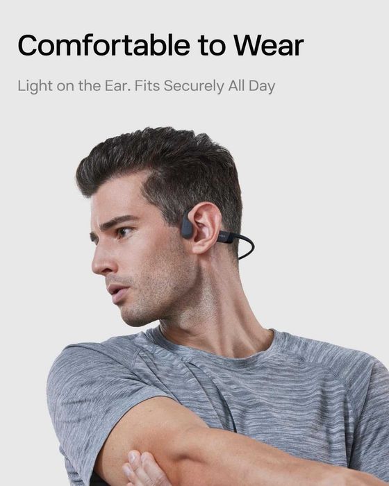 SHOKZ OpenRun Open-Ear Bluetooth Bone Conduction Sport Headphones!
