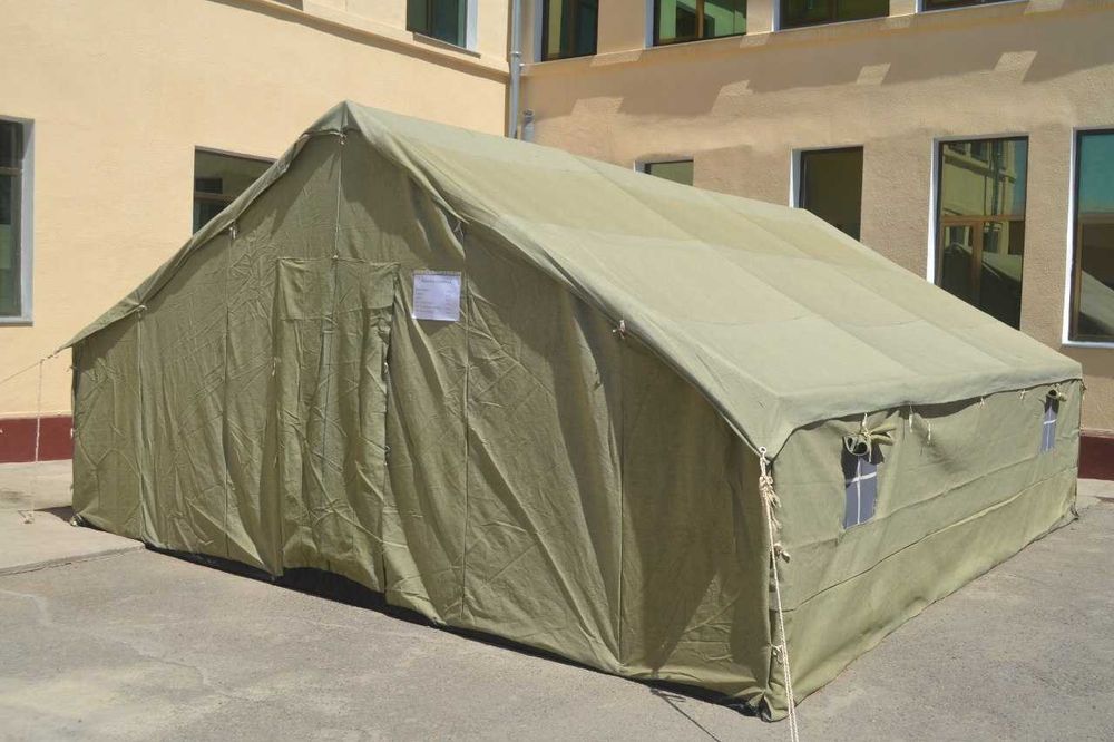 Палатка брезентовая с каркасом — собственное производство