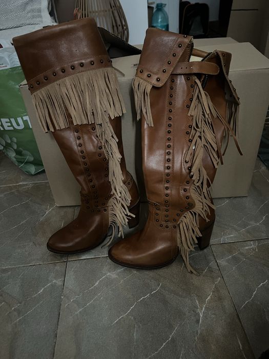 cizme cowboy vintage