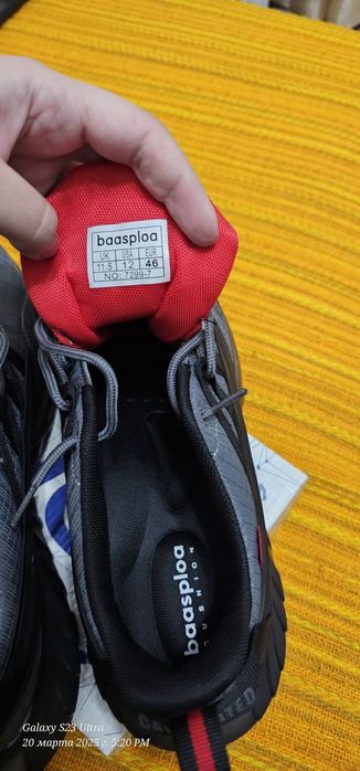 Кроссовки BAASPLOA 44 размер