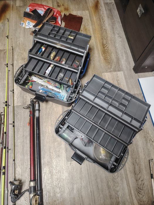 Снасти для рыбалки.