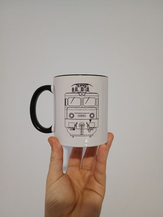 Cană Pahar tren locomotiva românească CFR EA 060 40-0270-5 vagon HO