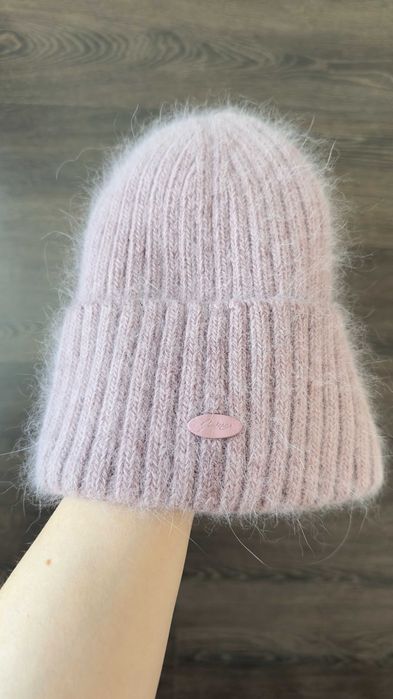 женская шапка на флисе