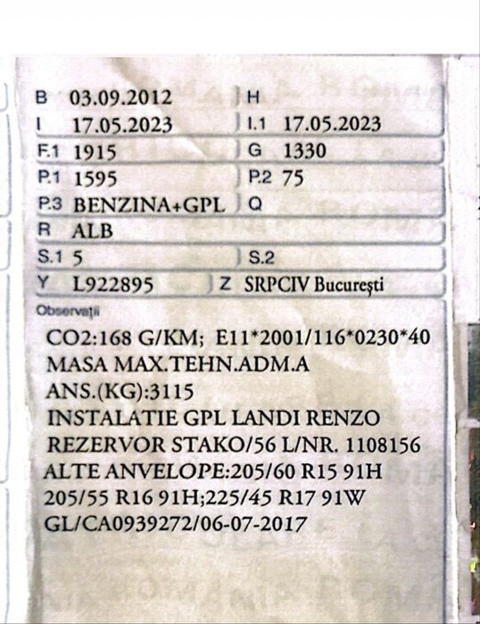 Skda octavia benzia si gpl