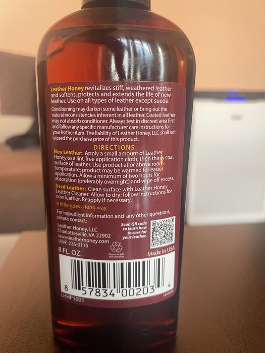 Leather Honey Leather Conditioner (Premium препарат за кожа)