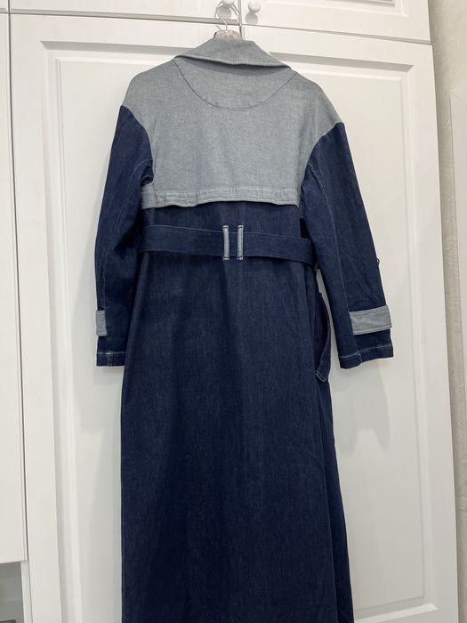 Джинсовый тренч