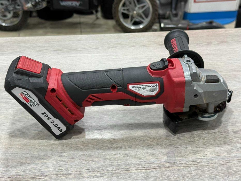 Акумулаторен ъглошлайф Raider RDP-SPAG20 – Нов!