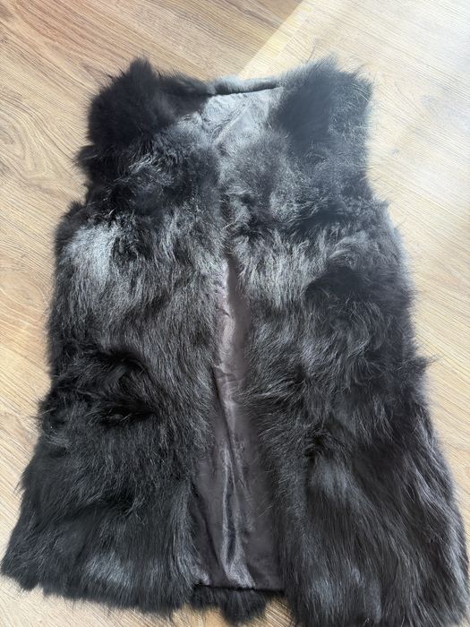 Елек от лисица - естествен косъм