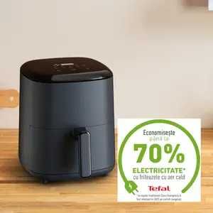 Friteuza cu aer cald TEFAL Easy Fry Max EY245B10, 1kg, 5l, 1500W, negru
