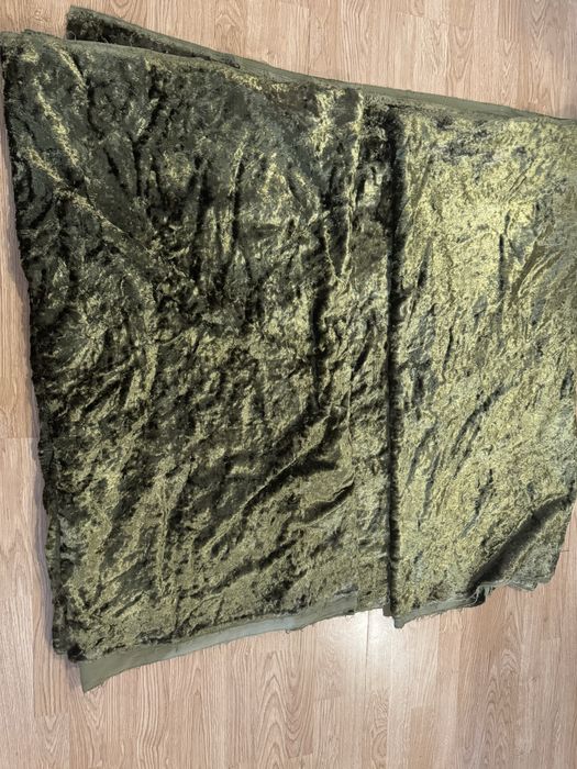 Голям плат , естествен плюш/ кадифе