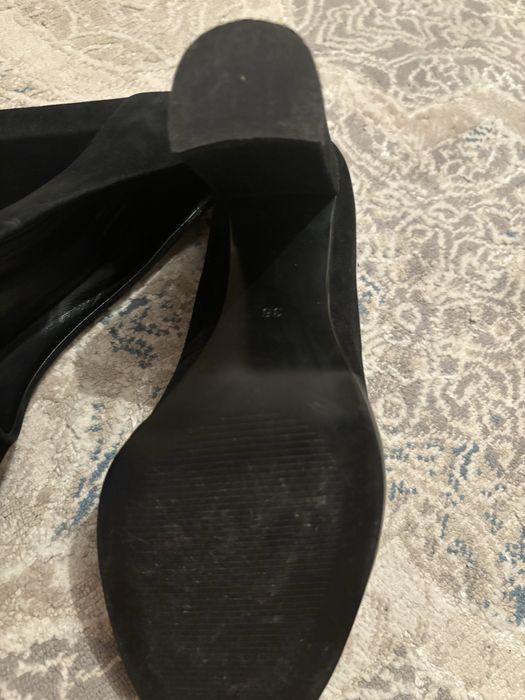 Туфли замшевые 36