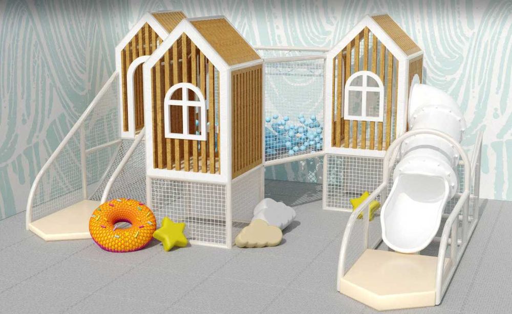 Детский лабиринт, детский игровой парк.