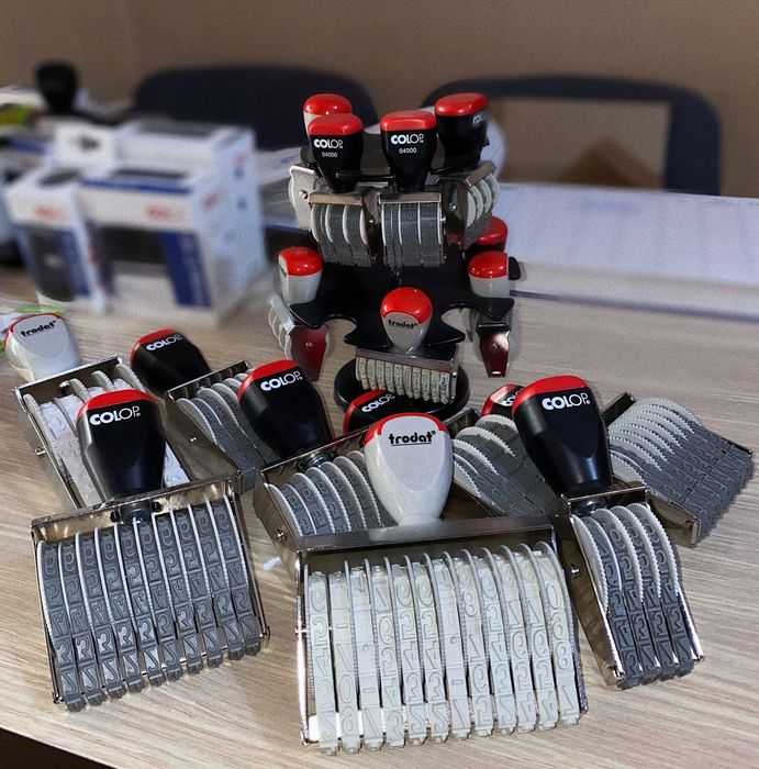 Датеры, нумераторы и штампы с бух.терминами, Ташкент, улица Айбек