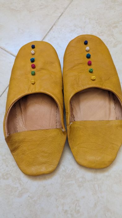 Марокански чехли  от Естествена кожа