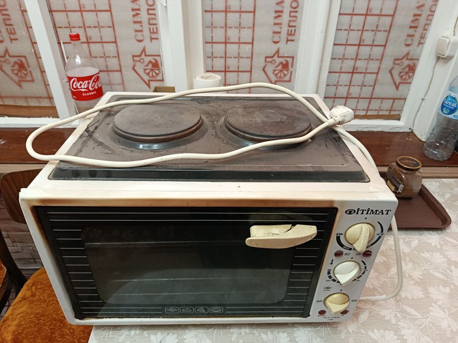 Электродуховка в рабочем состоянии