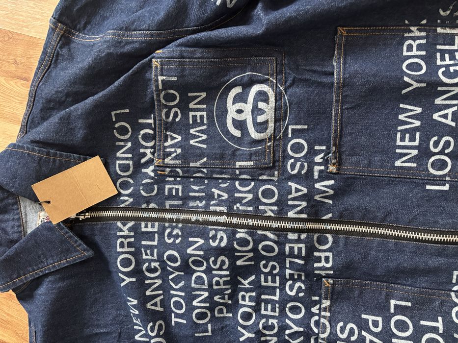 Geaca de blugi Stussy City link denim