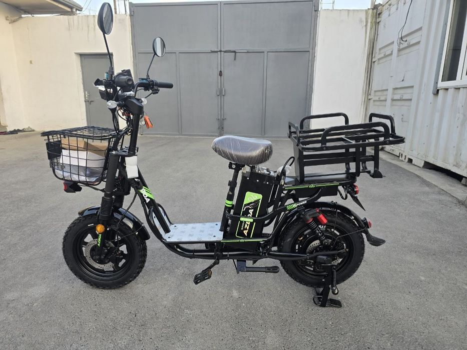 Новый электроскутер monster аккумулятор 60 в 32 а скидка до 20.03.26