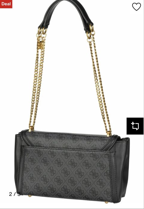 Дамска черна чанта Guess