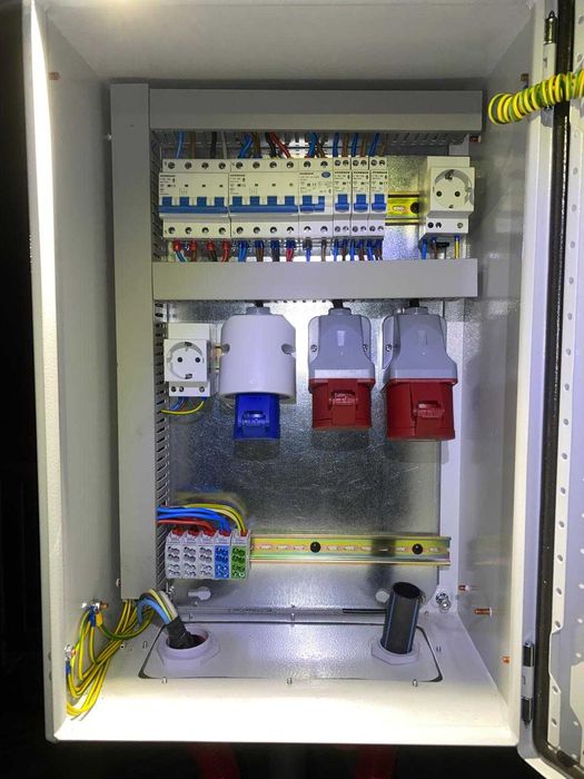 Tablou electric distributie 230V/400V (echipat complet, componente incluse)