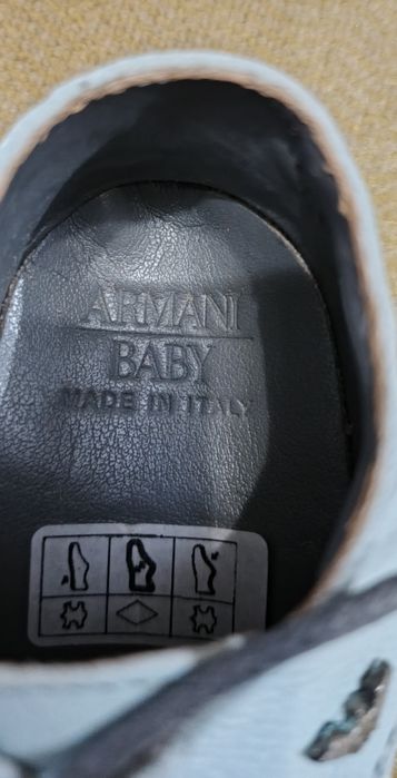 Новогодняя Акция!Туфельки от Armani (оригинал) для малыша на 6-12 мес
