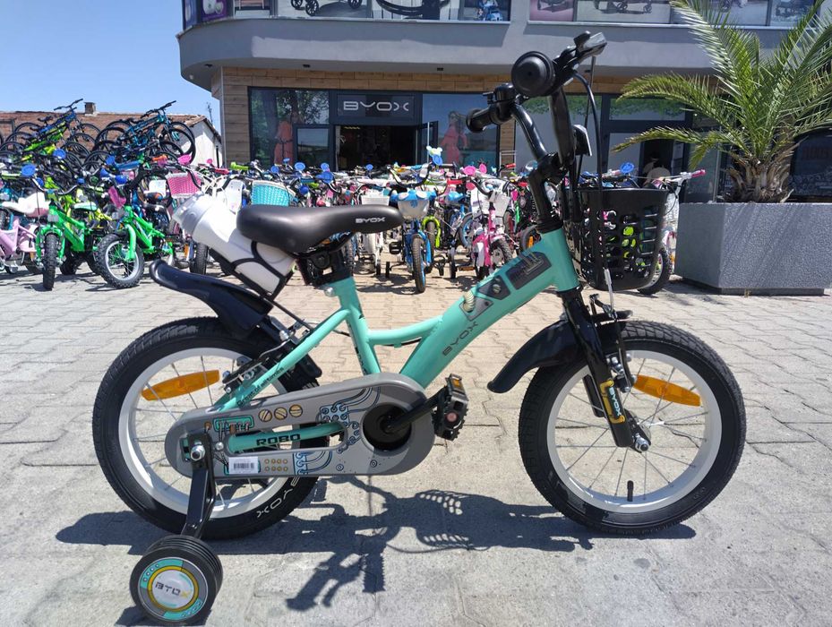 BYOX Велосипед 14" ROBO мента