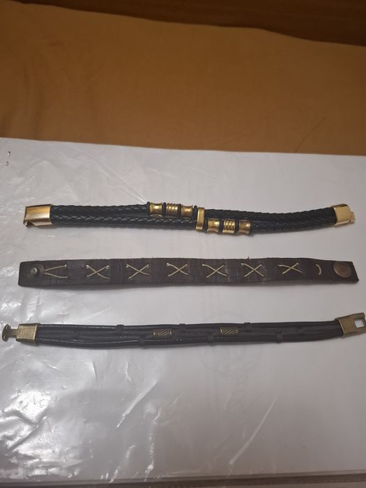 Гривни естествена кожа