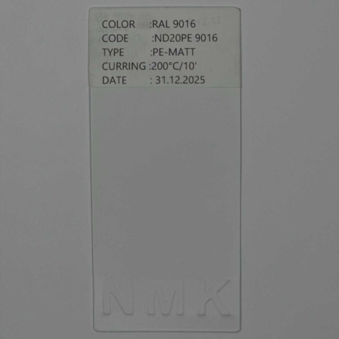 Порошковая матовая электростатическая краска (RAL 9016)