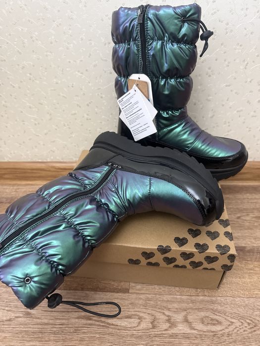 Ботинки новые зимние для девочки 36-37 р