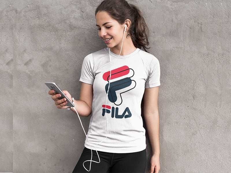 Тениски Fila Принт Всички размери