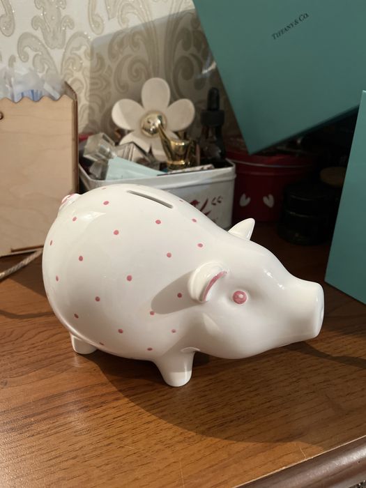 Tiffany & Co. Dot Piggy Bank оригинал | Керамическая копилка | Новая