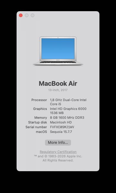 MacBook Air 2017