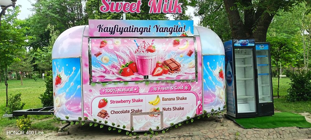 Swet milk fud trak tayyor biznes