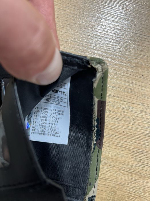 Carhartt Card Wallet кожено портмоне