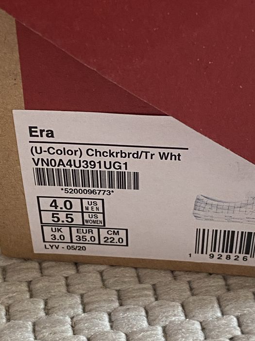 Нови Vans off the Wall, Era, U-Color, номер 35