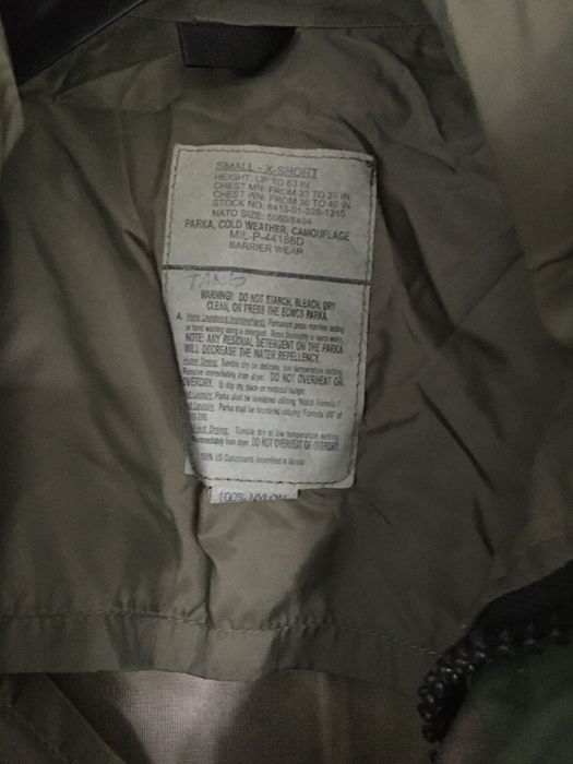 Parka geaca camuflaj gore-tex ca noua army pădure
