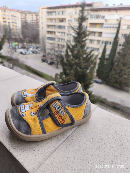 Боси пантофи - "Bar3Foot" (за широко краче) 27 номер