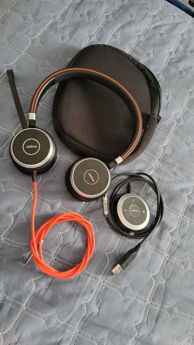 Casti Stereo Jabra Evolve 40, On-Ear, Negru