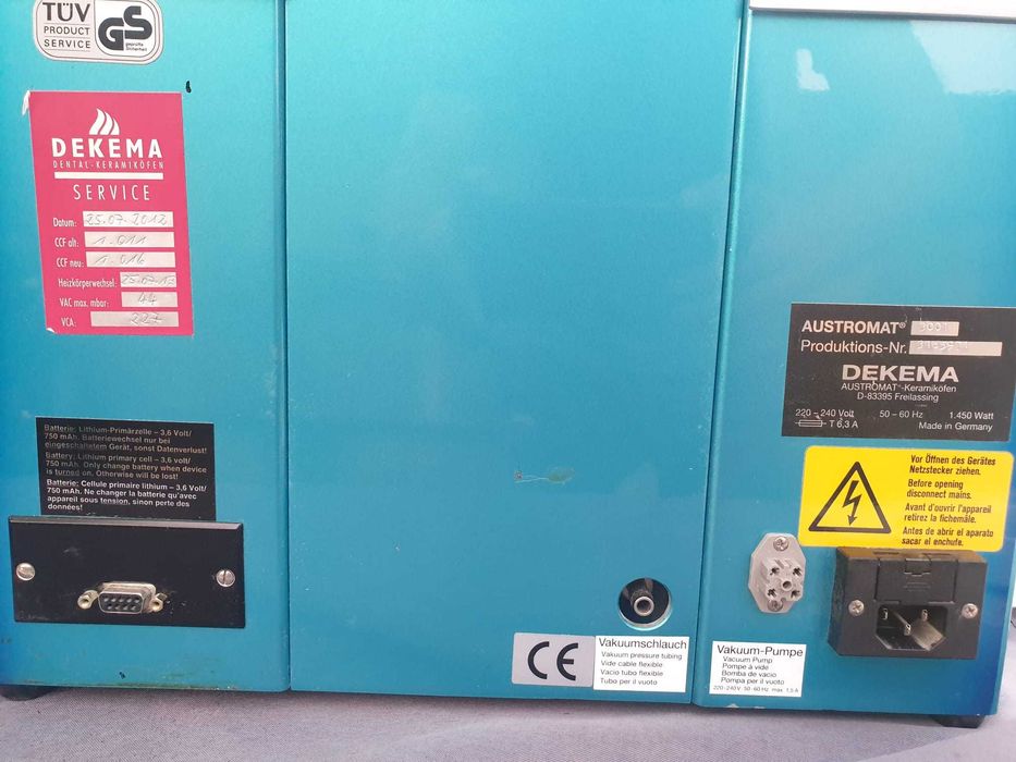 Cuptor ceramic Dekema Austromat 3001