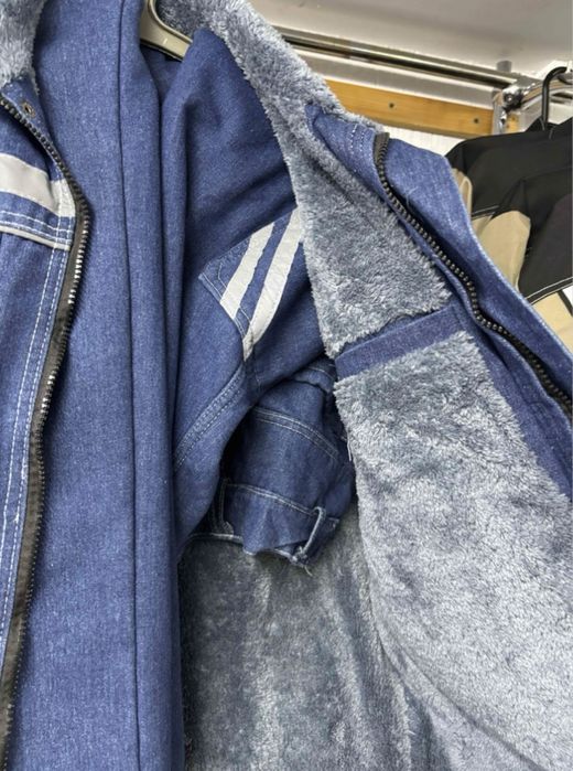 джинсовый рабочий костюм