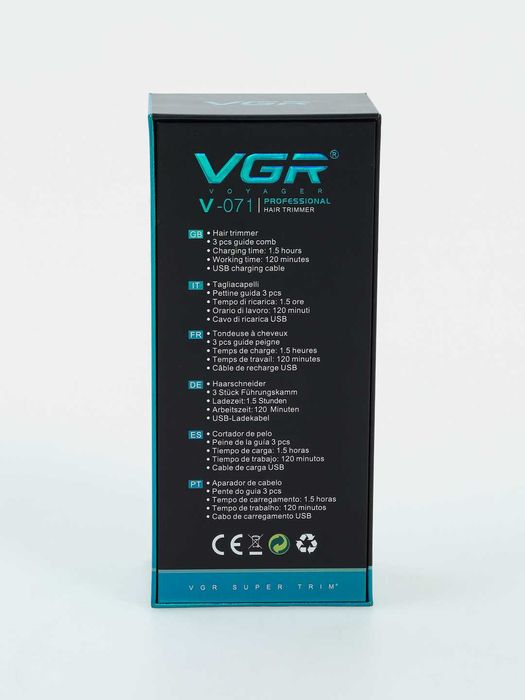 Soch va soqol uchun trimmer VGR 071