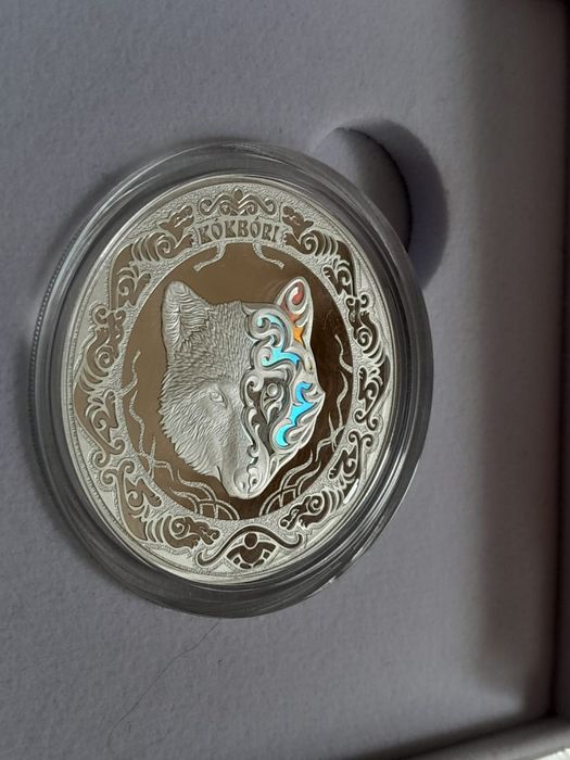 Серебряная монета Казахстана