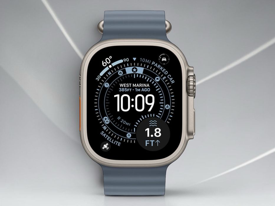 Apple Watch Ultra 3 5G 2025 49mm Natural Titanium Ti AB Ocean Band НЕРАЗПЕЧАТАН! Гаранция!