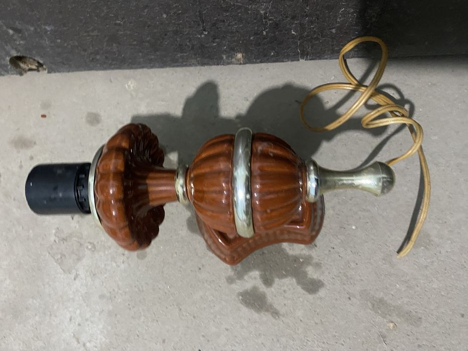 Винтажный Венгерский светильник бра из керамики