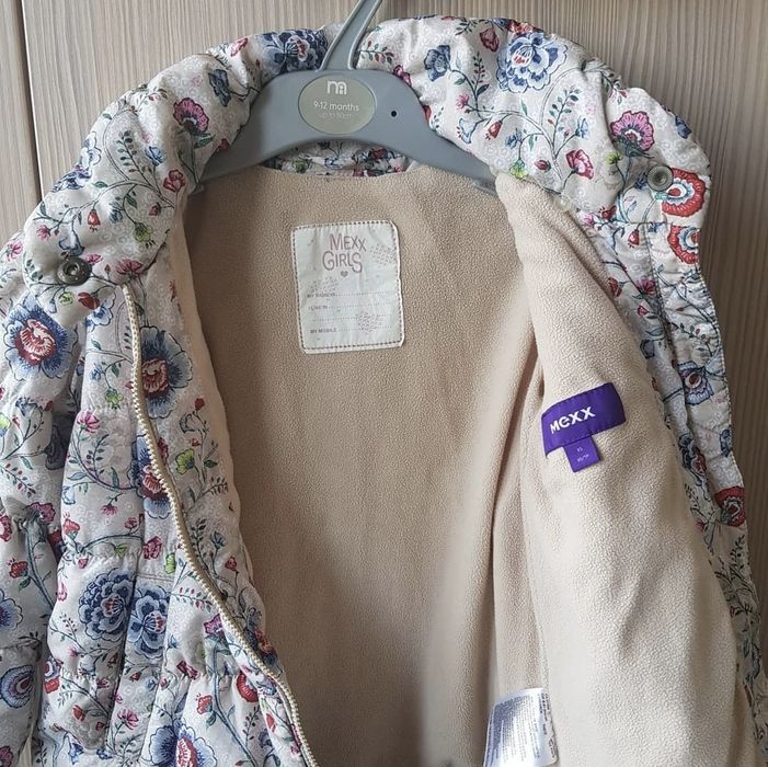 Куртка MEXX для девочки на флисе рост 92