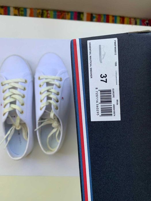 Tenisi dama Tommy Hilfiger (Essential Nautical Sneaker) marime 37